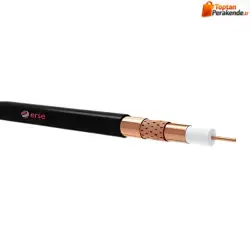 Erse RG6 U6 Cu/Cu/PE Anten Kablosu Harici